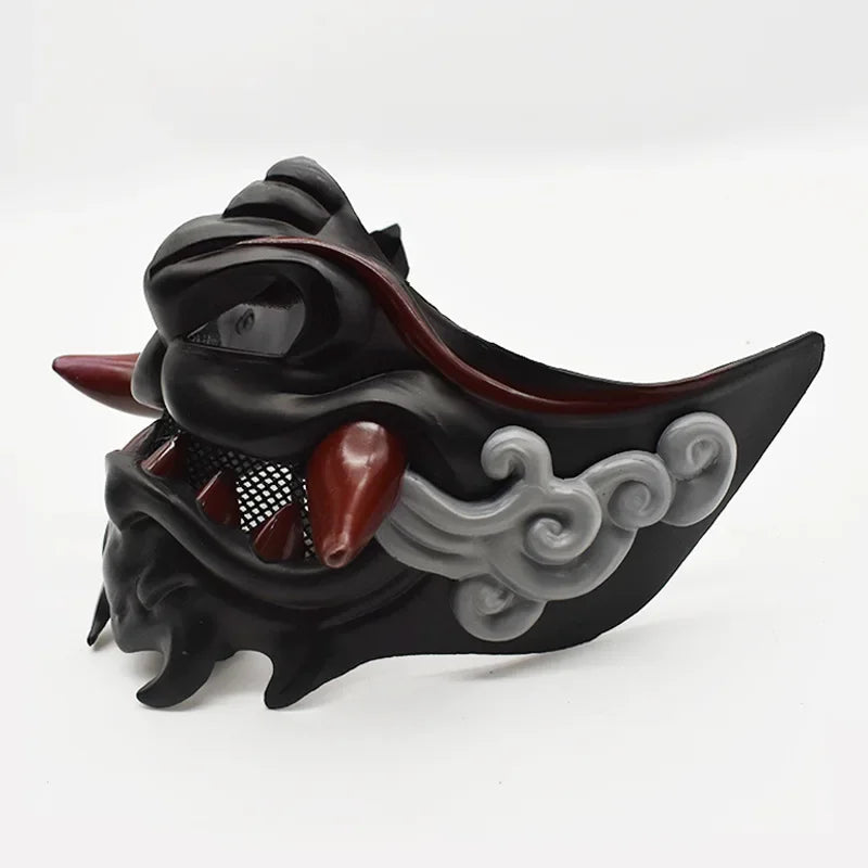 Halloween Japanese Samurai Ghost Devil Mask Halloween Devil Warrior Role Playing Horror Devil Warrior Prajna Killer Thick Mask
