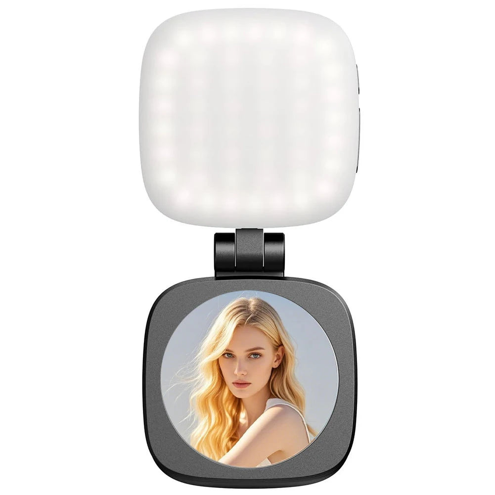 Mini Magnetic Selfie Light – 3 Modes, Adjustable Brightness