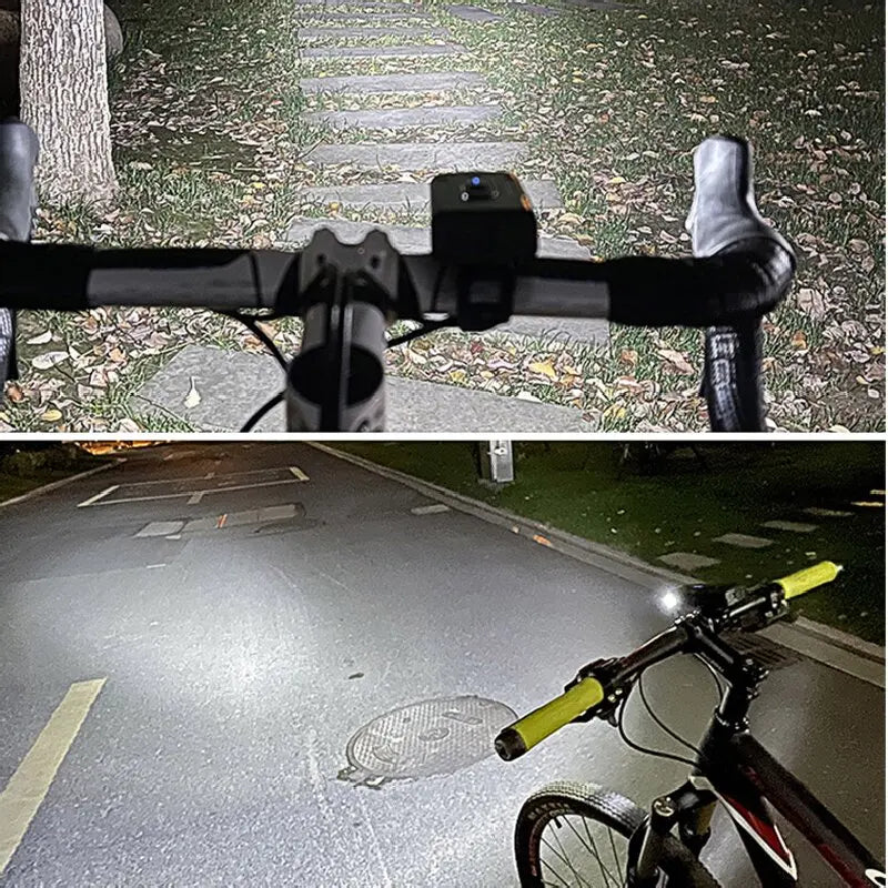 LED Bicycle Headlight – Type-C Rechargeable, Easy Install