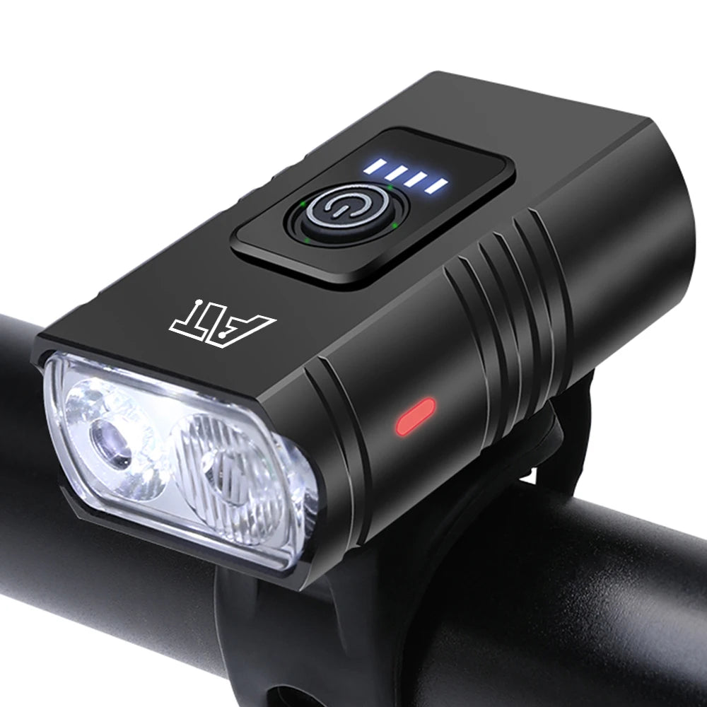 LED Bicycle Headlight – Type-C Rechargeable, Easy Install