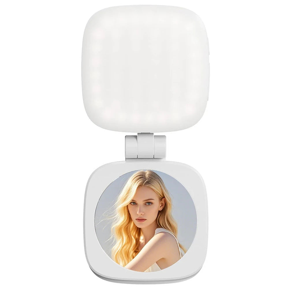 Mini Magnetic Selfie Light – 3 Modes, Adjustable Brightness