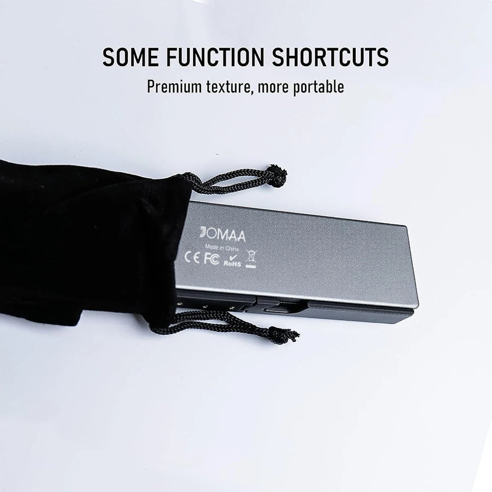 Jomaa Portable Folding Bluetooth Keyboard – Rechargeable, Mini, for Laptop/iPad/Phone