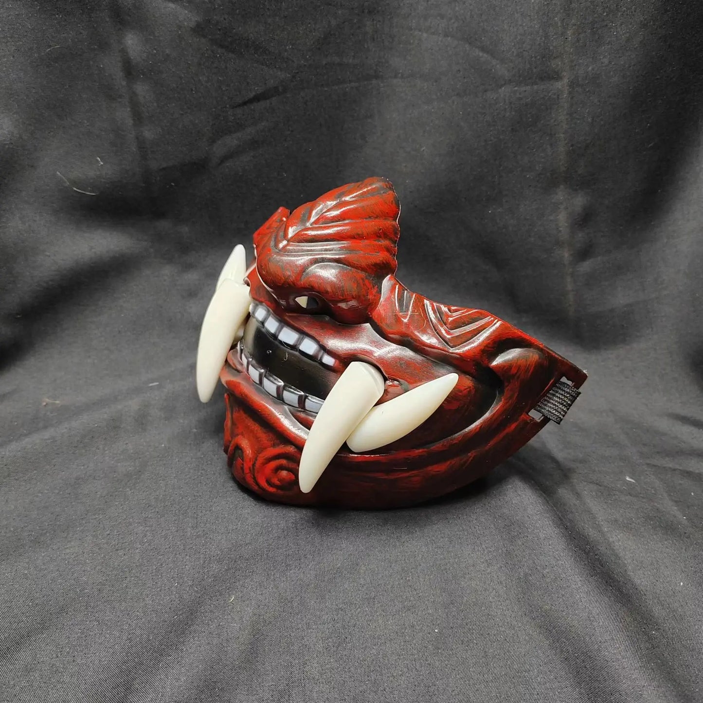 Halloween Japanese Samurai Ghost Devil Mask Halloween Devil Warrior Role Playing Horror Devil Warrior Prajna Killer Thick Mask