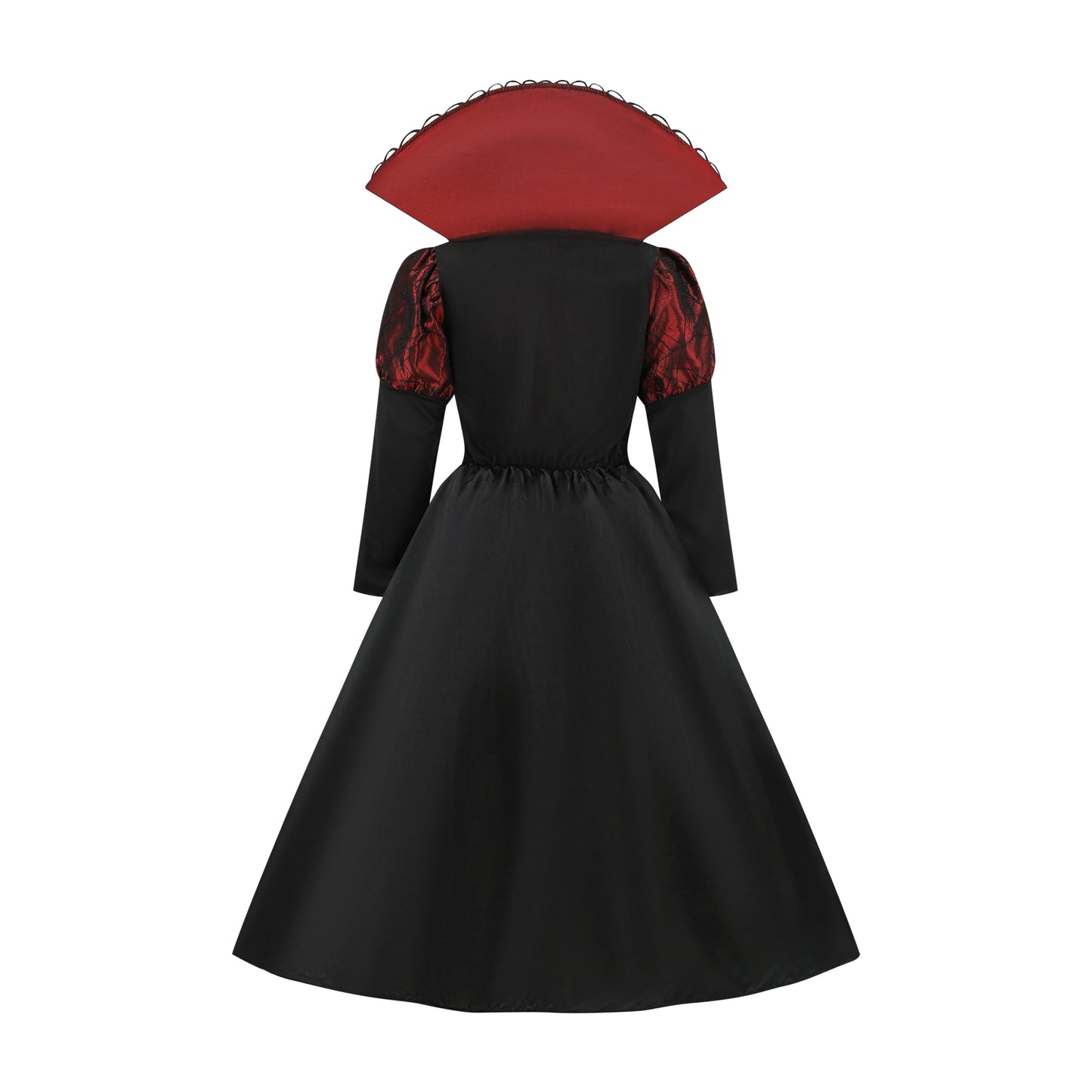 Halloween Fantasy Children's Costumes Ghost Bride Gothic Cosplay Girls Red Vampire Day of The Dead Kids Costumes for Boy Girl