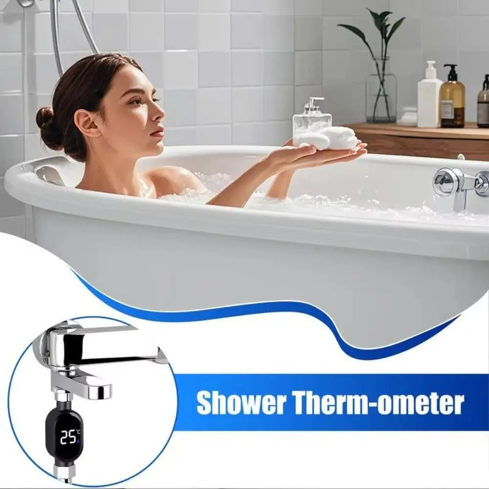Stainless Steel LED Touch Thermometer – Waterproof, Precise Temperature Display