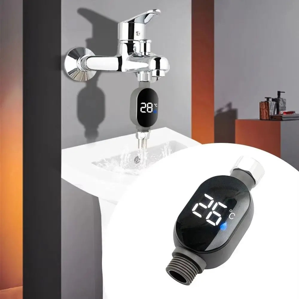 Stainless Steel LED Touch Thermometer – Waterproof, Precise Temperature Display