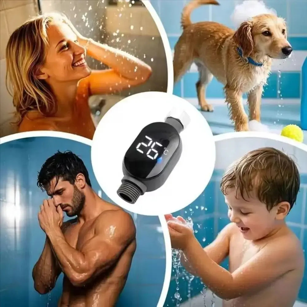 Stainless Steel LED Touch Thermometer – Waterproof, Precise Temperature Display