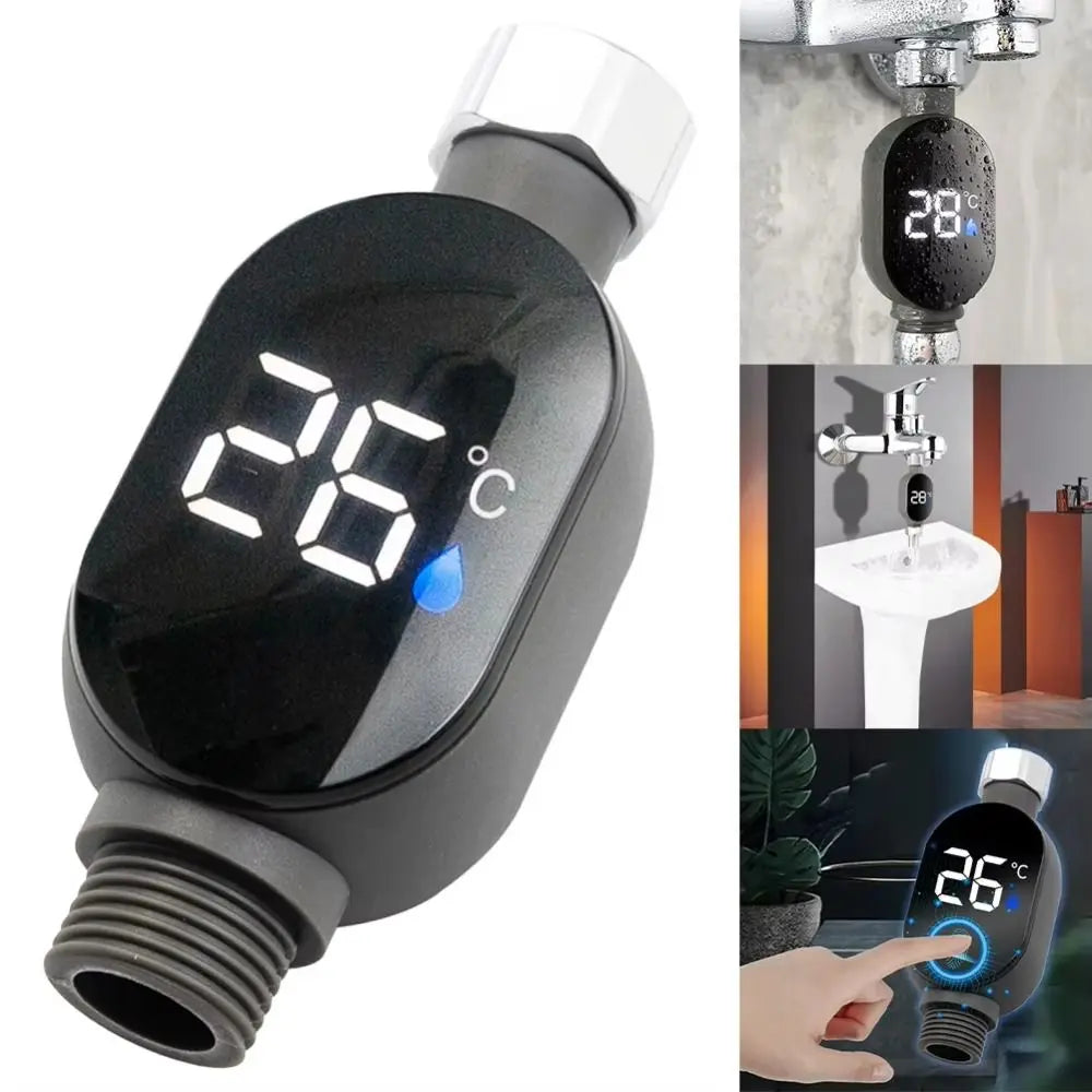 Stainless Steel LED Touch Thermometer – Waterproof, Precise Temperature Display