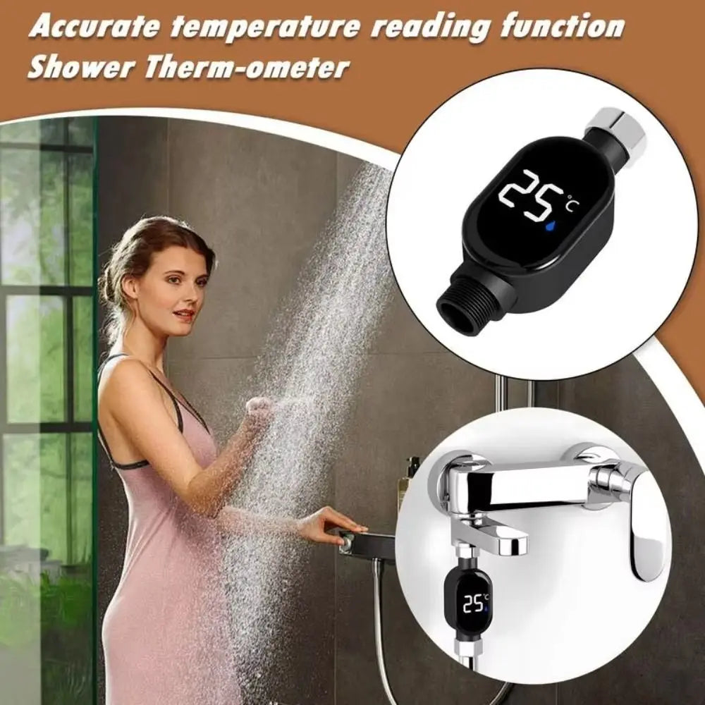 Stainless Steel LED Touch Thermometer – Waterproof, Precise Temperature Display